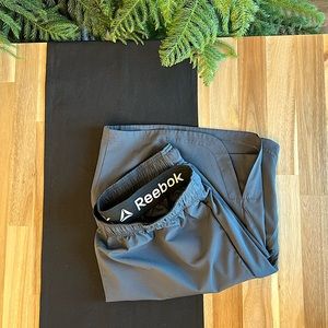 🔥NWOT🔥 Mens Dark Grey Athletic Running Shorts by Reebok - Perfect Condition!